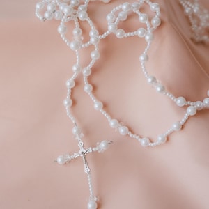 Chapelet de perles cordon unité lasso yugal pour cérémonie de mariage philippin