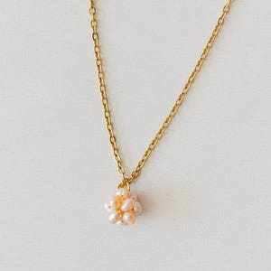 Philippines South Sea Baroque Atis Pearl Pendant Necklace Filipino Jewelry
