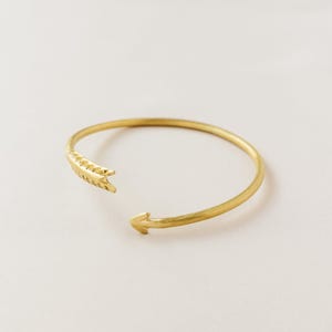 Philippines Indigenous Hanak Arrow Adjustable Brass Bangle Filipino Jewelry