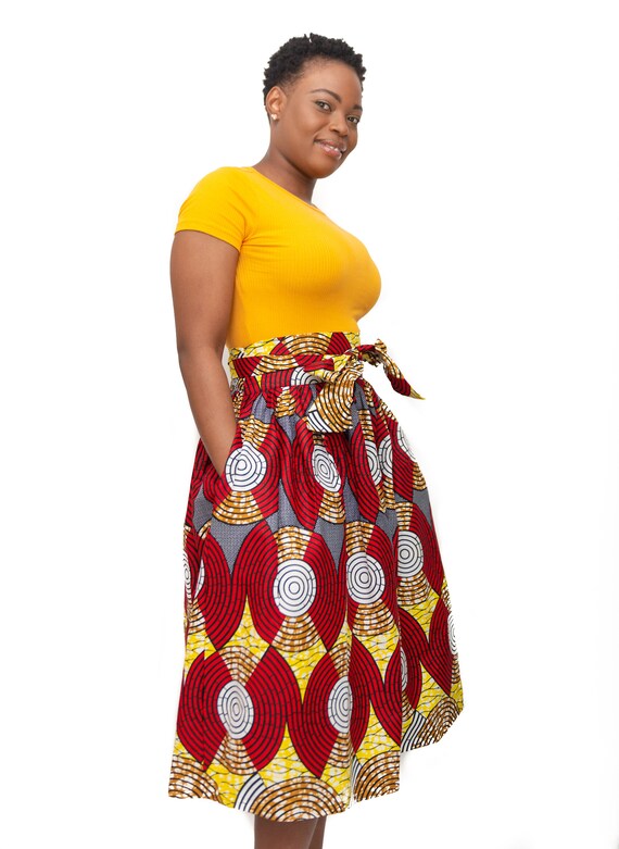 a line ankara skirt