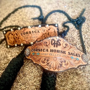 Custom Bronc Noseband Personalized Halter