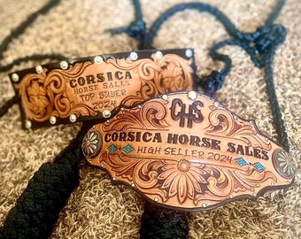 Custom Bronc Noseband Halter