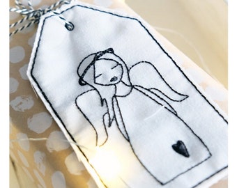 Embroidery file "Angel Pendant" for the 10 x 10 frame