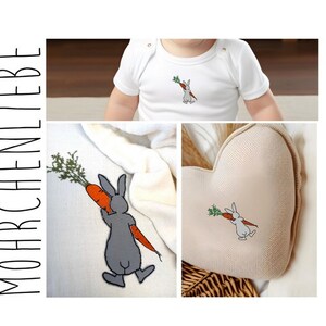 Embroidery file "Carrot Love" in 4 sizes up to 13x18