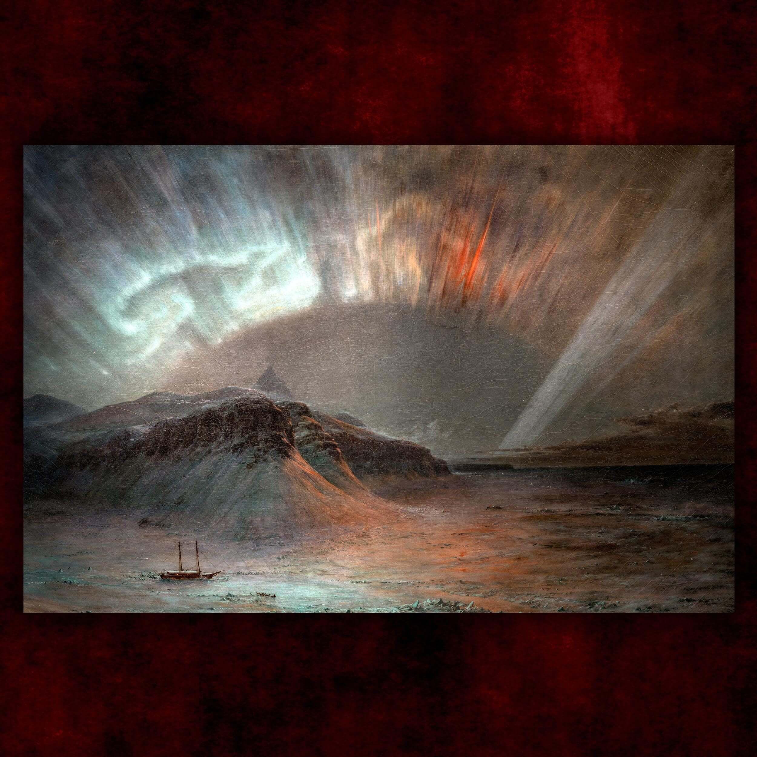 Aurora Borealis by Frederic Edwin Church Giclée Canvas Print (1865