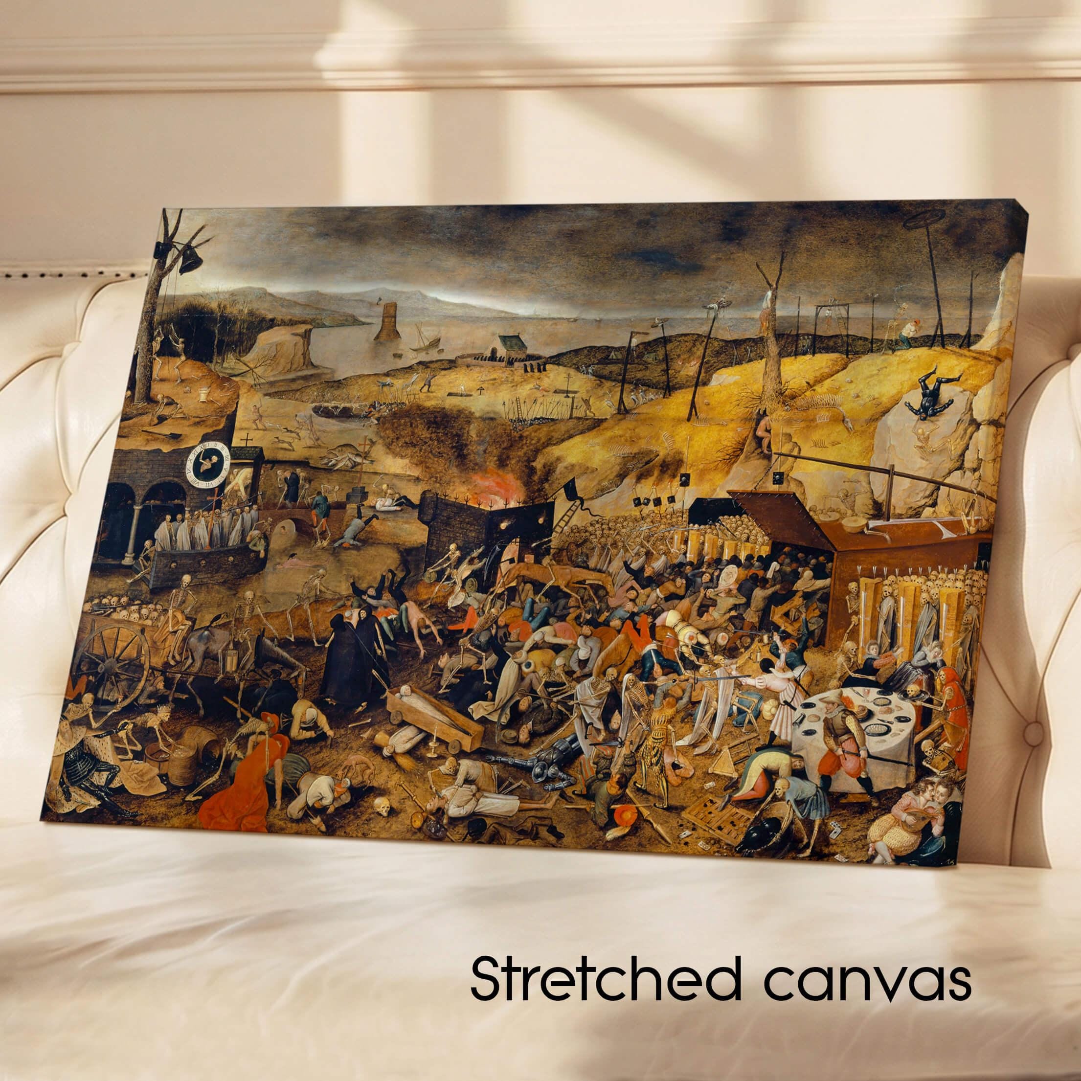 Stretched Canvas Print | the Triumph of Death by Pieter Brueghel