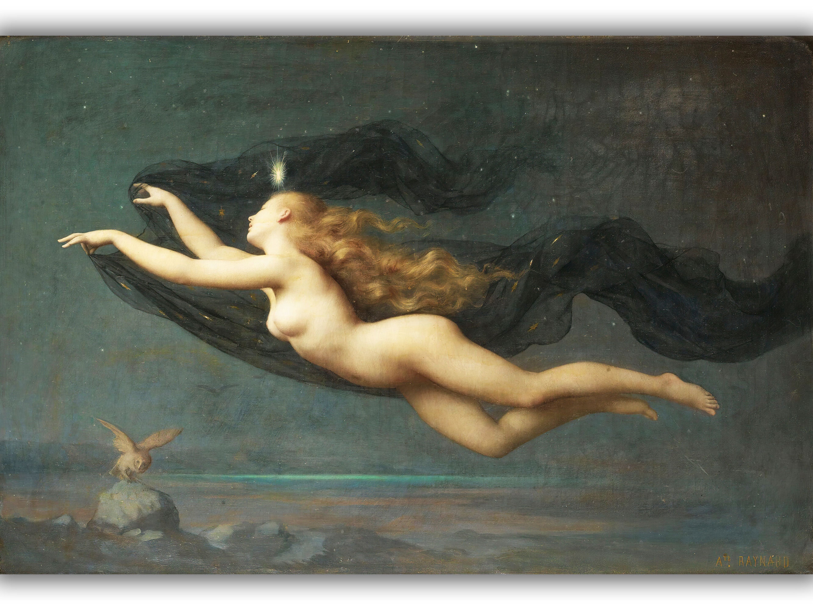 La Femme Damnee 1859 Octave Tassaert Octave tassaert - Etsy France