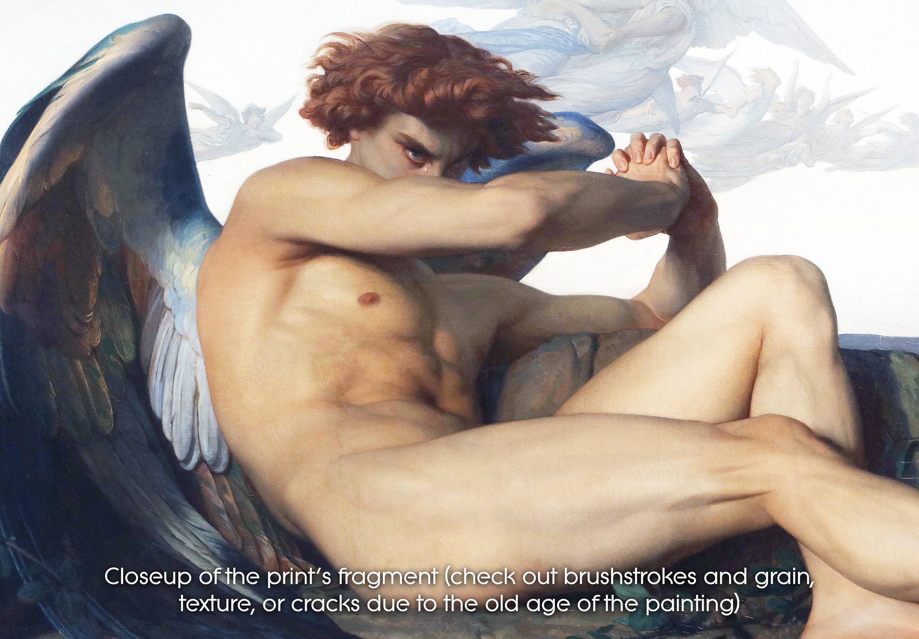 Fallen Angel by Alexandre Cabanel 1847 Classical Fine Art Print