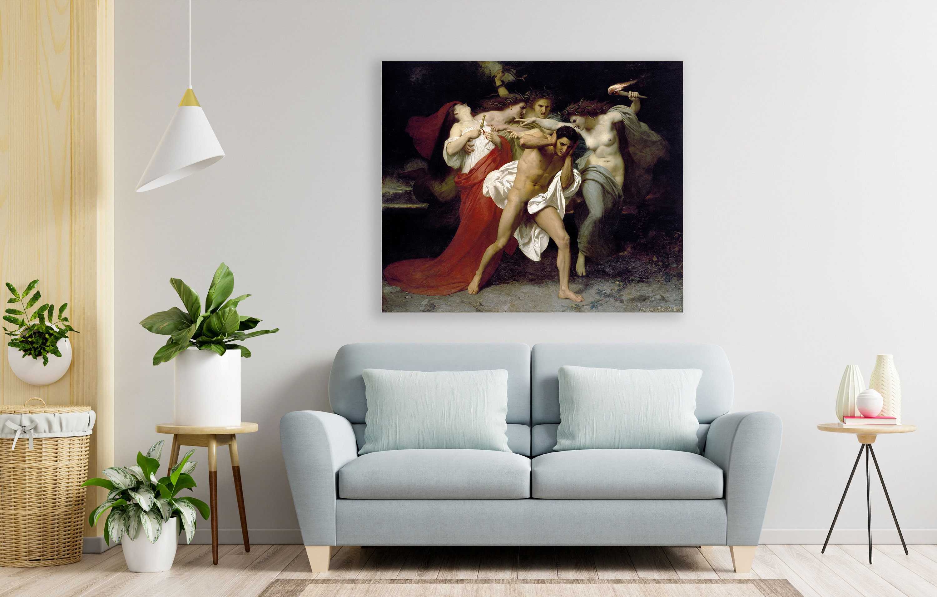 Orestes Pursued by the Furies 1862 by William Bouguereau Etsy
