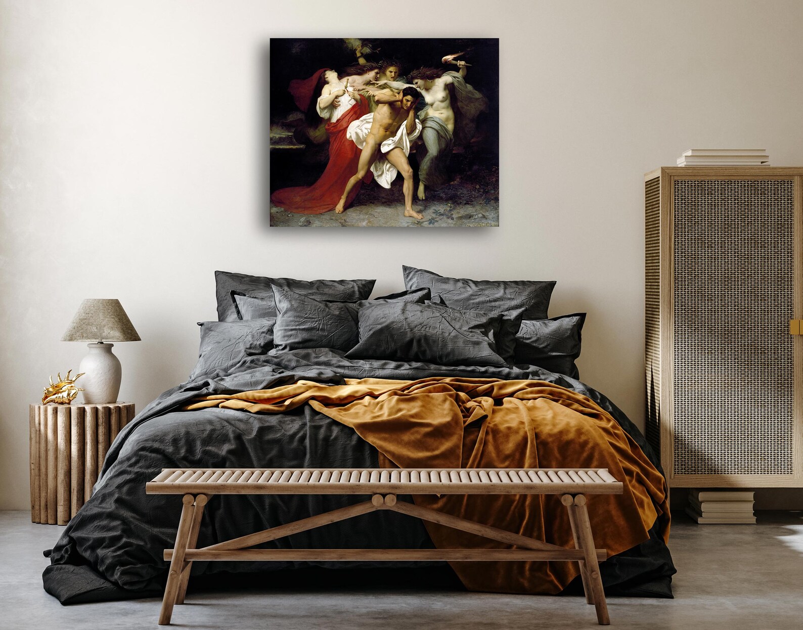 Orestes Pursued by the Furies 1862 by William Bouguereau Etsy