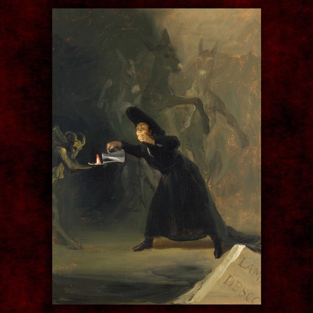 The Bewitched Man by Francisco De Goya Canvas Print (1798) • Classical ...
