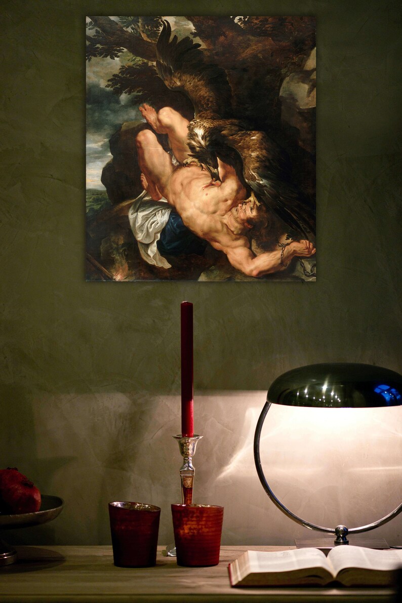 Stretched Canvas Print | Prometheus Bound by Peter Paul Rubens (1610 ...
