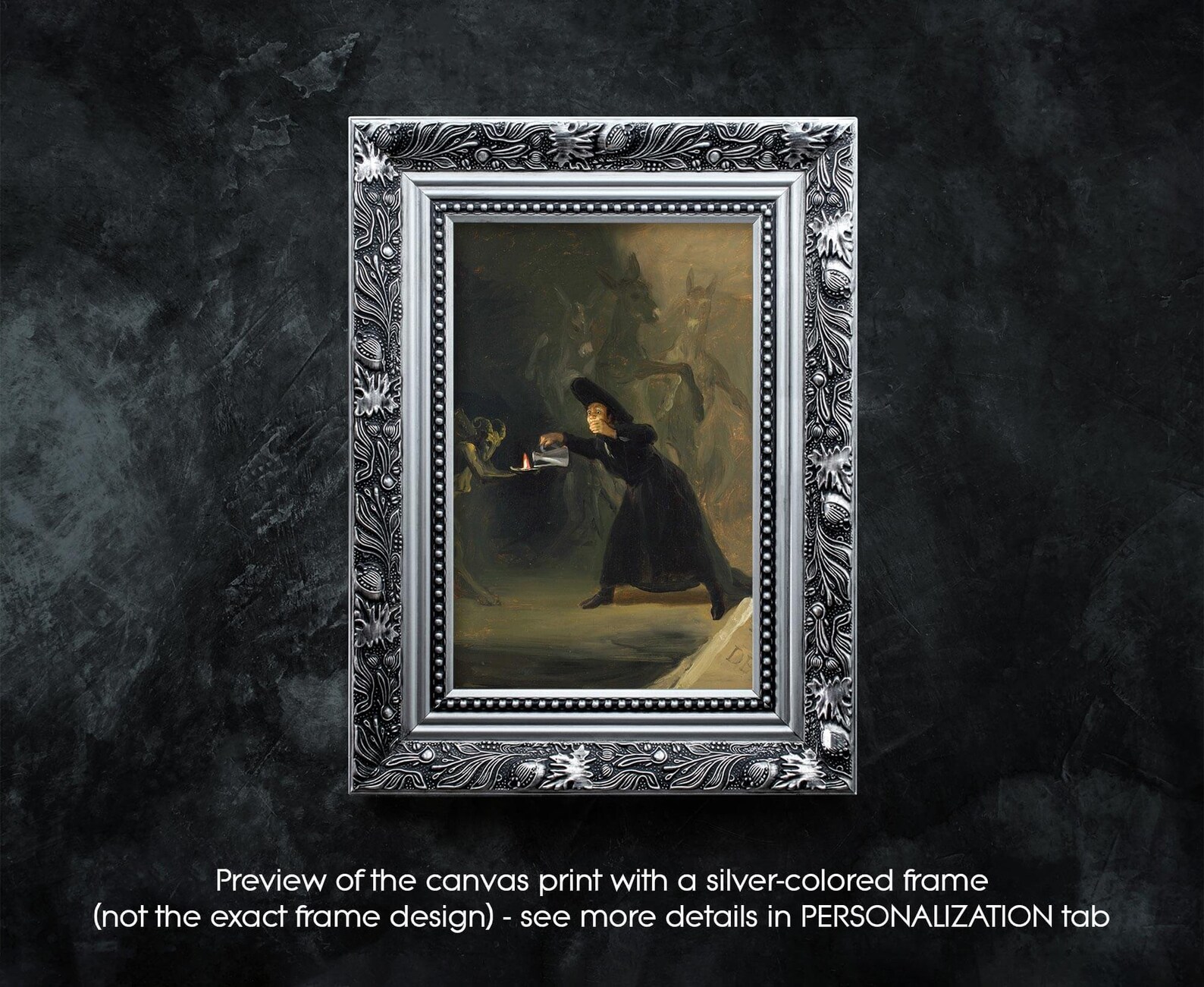 The Bewitched Man by Francisco De Goya Canvas Print (1798) • Classical ...