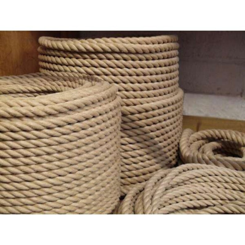 8mm Polyhemp Rope Synthetic Hemp Hempex Natural Look Rope Etsy