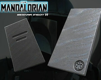 Star Wars The Mandalorian Beskar Bar-Ingot - 3D Printed - Prop - Raw