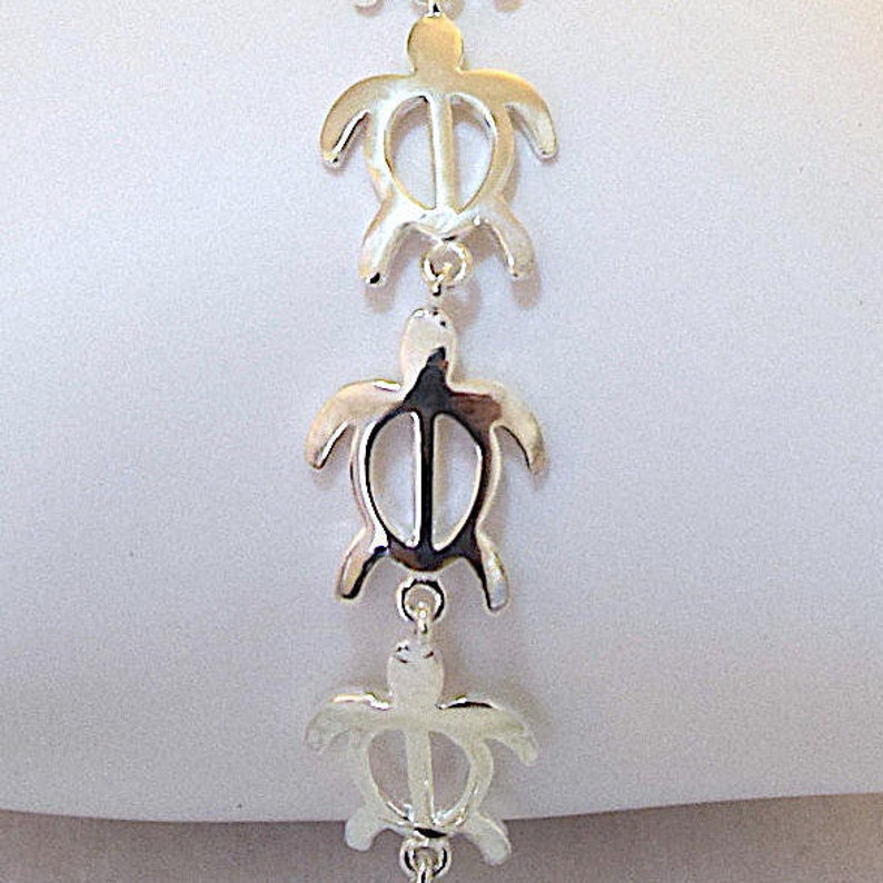 Gorgeous Large Hawaiian Sea Turtle Bracelet Sterling Silver Turtle Honu Petroglyph Bracelet B3116 Statement PC Birthday Mom Valentine Gift