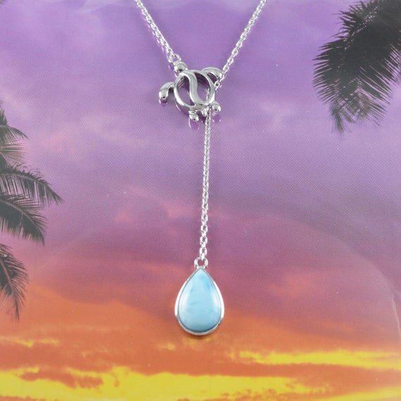 Unique Hawaiian Genuine Larimar Sea 