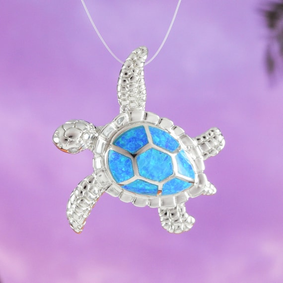 925 Sterling Silver 7 Inch Created Blue Opal Inlay Tortoise Flower Bracelet Gemstone Fine Jewelry For Women Gifts For Her 925 Sterling Silver 7 Inch Created Blue Opal Inlay Tortoise Flower Bracelet Gemstone Fine Jewelry For Women Gifts For Her