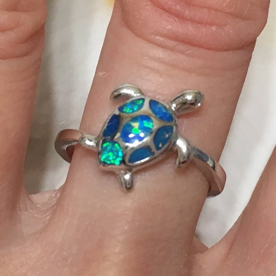 turtle opal ring