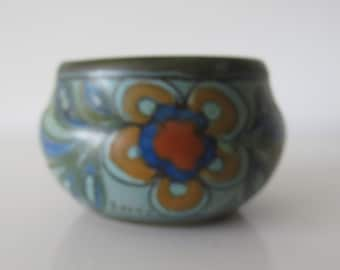 Miniature bowl Gouda Holland - Plateel Decor Saba- 20s. Art Deco.