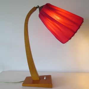 Wooden Design arc lamp. Sweden. Vintage. Mid Century.1960s