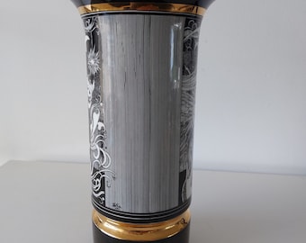 モダニスト花瓶磁器、ホロハザ ハンガリー、ヴィンテージ、デザイン