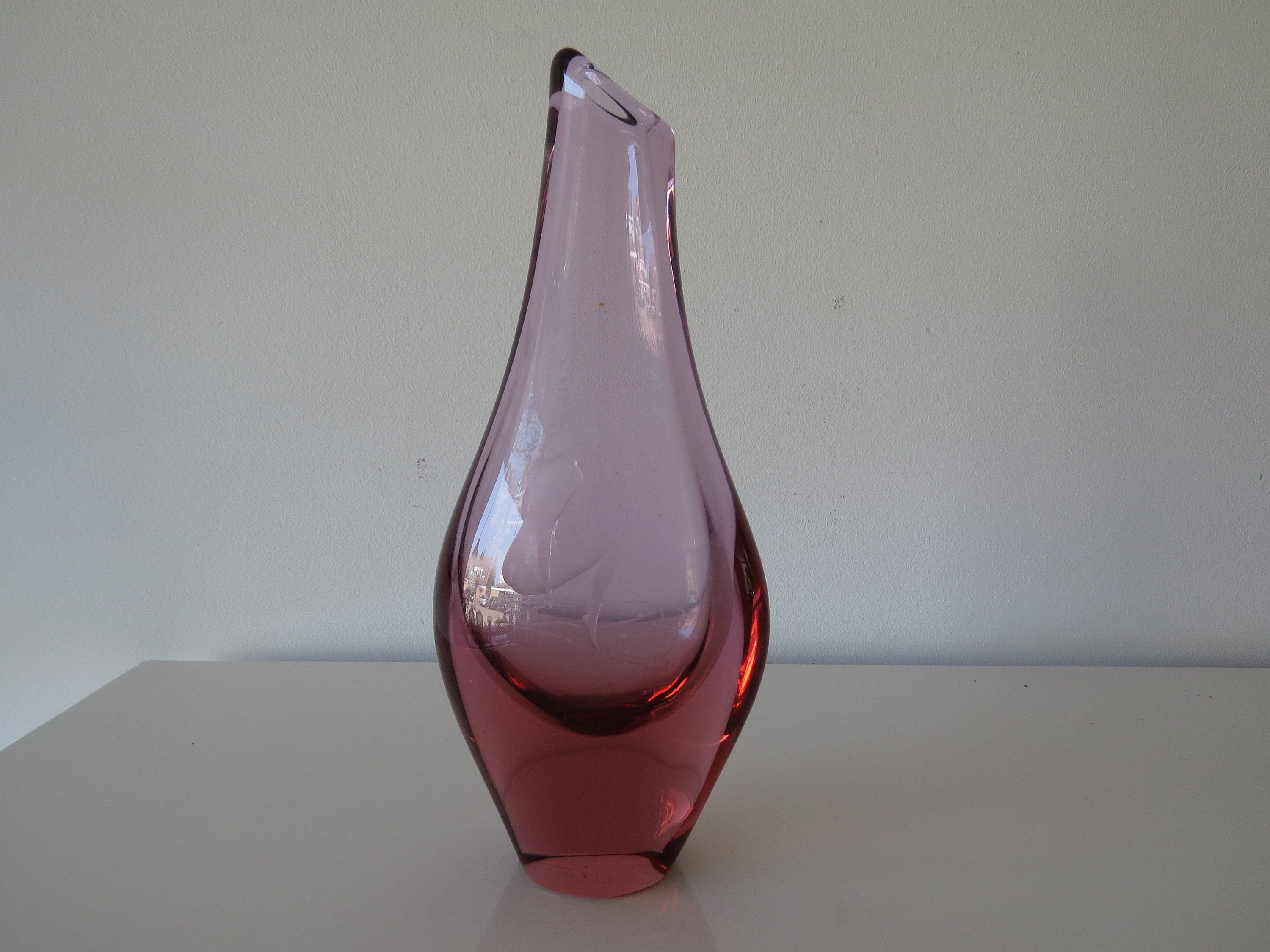 Antique Glass Vase セット Victorian handpainted opaline glass vase - antique decor
