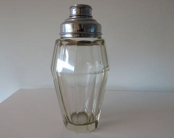 Art Deco Cristal glass cocktail shaker Moser Bohemia? 30 's