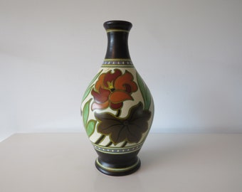 Vase Plateel Gouda South Holland 1920s. Vintage. Art Deco. Decor Atrium