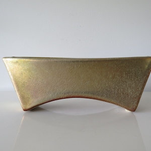 Planter Mobach Utrecht Holland. 90s. Ton Bruinsma. Dutch Design .Luster glaze.