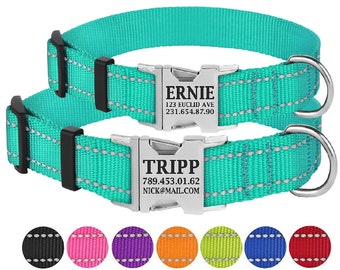 personalized dog collars etsy