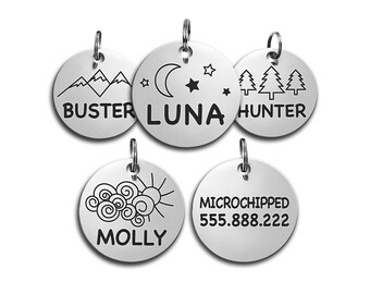 Pet Id Tags Etsy Nz