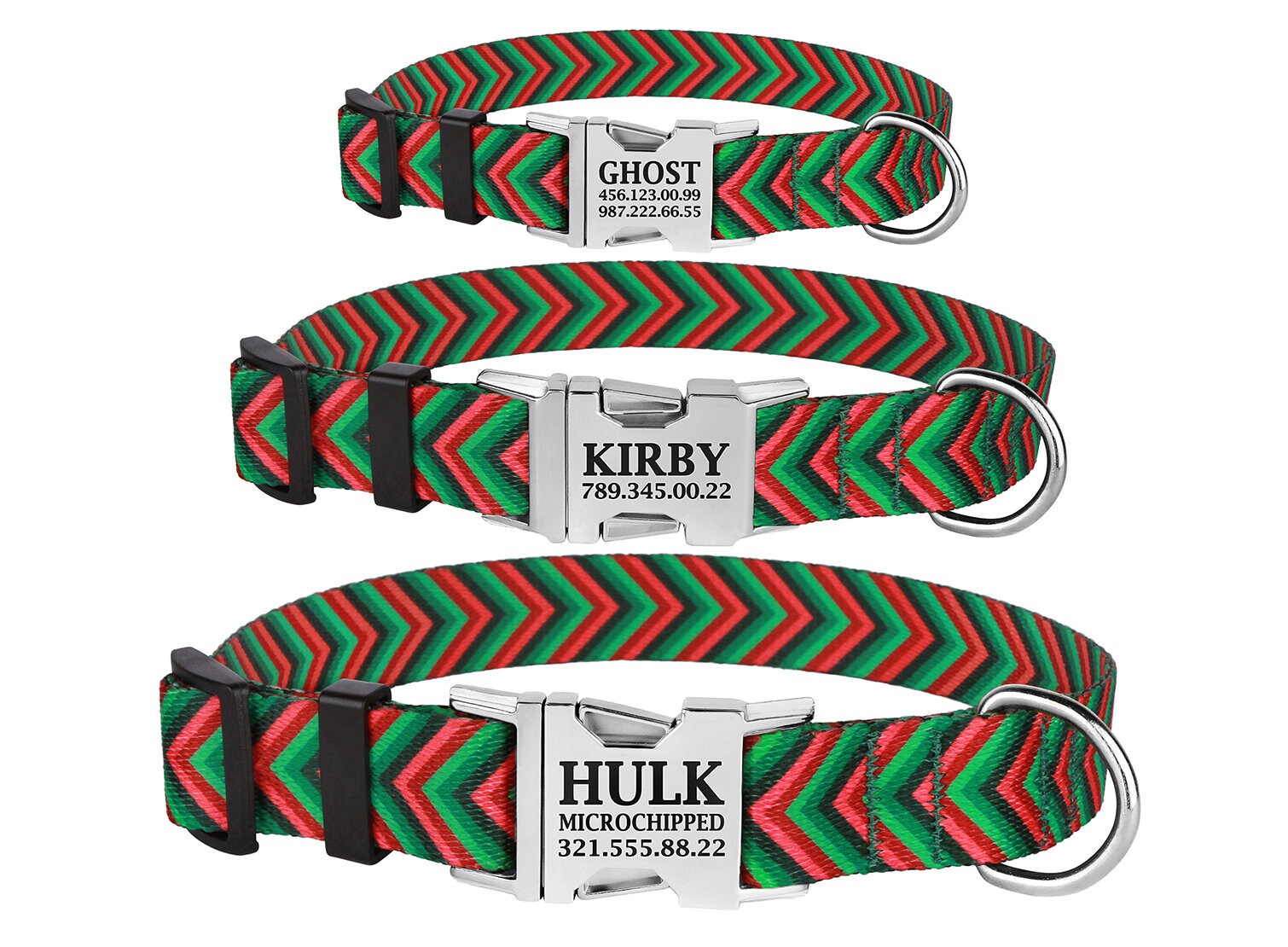 Dog Collar Dog ID Collar Custom Dog Collar Personalized Dog Etsy