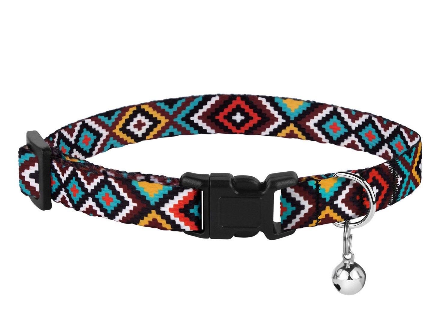 Designer Cat Collar Breakaway Cute Tribal Cat Bell Collar Etsy