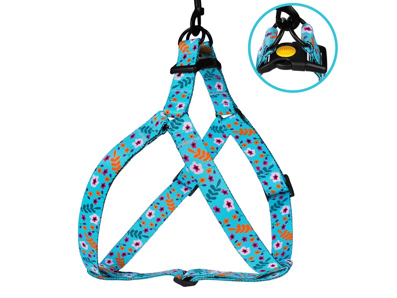 Floral Dog Harness Custom Pet Harnesses for Dogs Girl Dog Etsy
