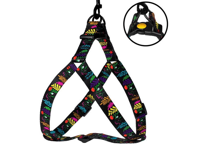 Floral Dog Harness Custom Pet Harnesses for Dogs Girl Dog Etsy