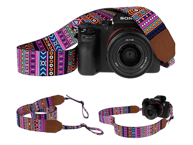 Personalized Camera Strap Tribal Pattern Custom Camera Straps Etsy