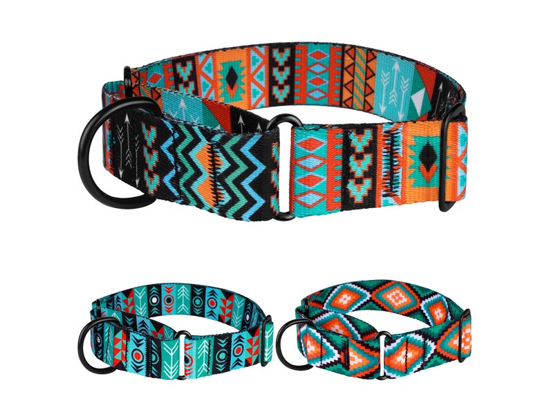 Martingale Dog Collar Wide Dog Collar Martingale Collar Etsy