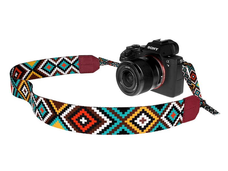 Aztec Camera Strap Rhombus Pattern Customized Camera Straps - Etsy