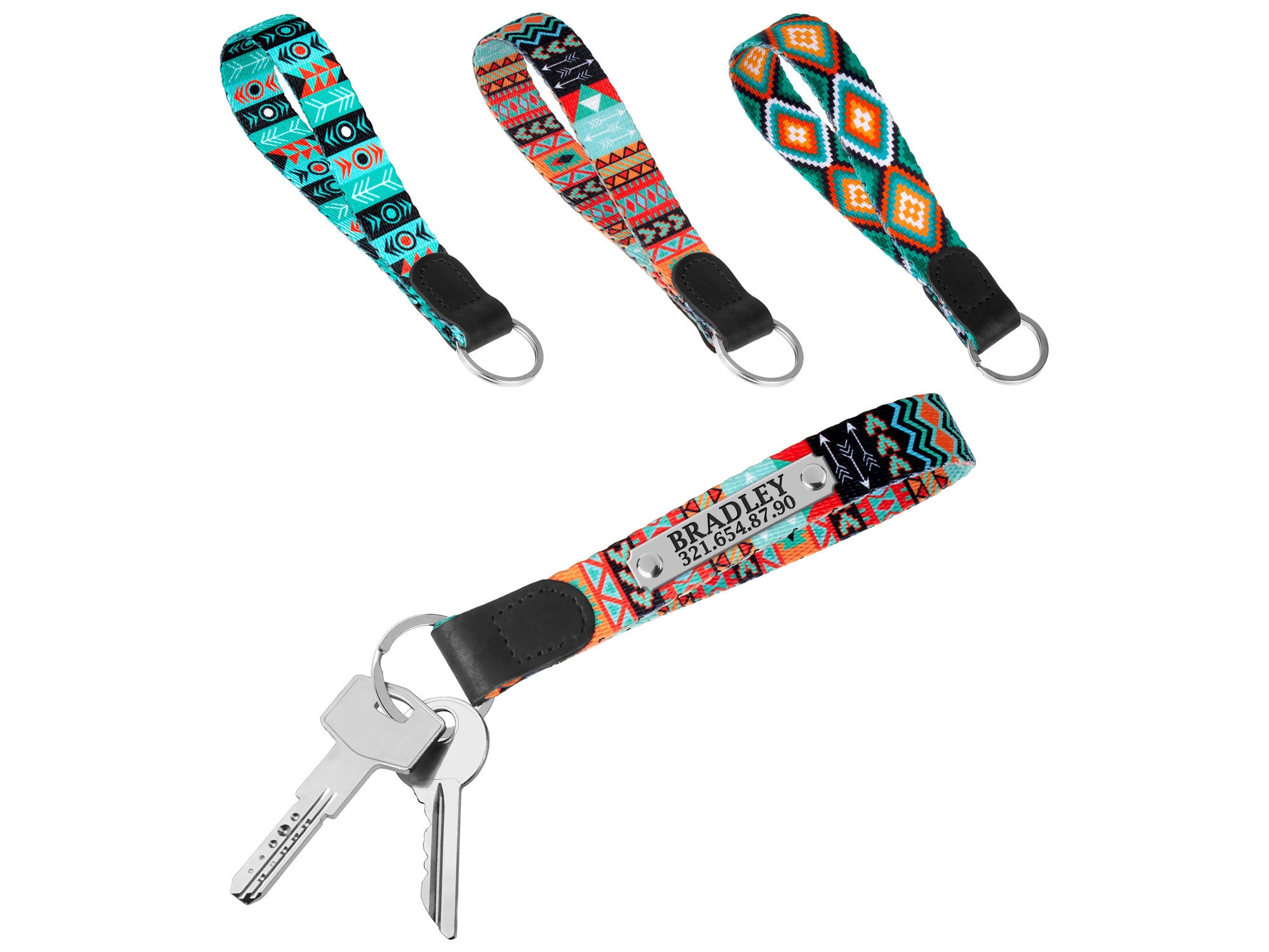 Wrist Key Holder Personalized Friendship Keyring Tribal Etsy