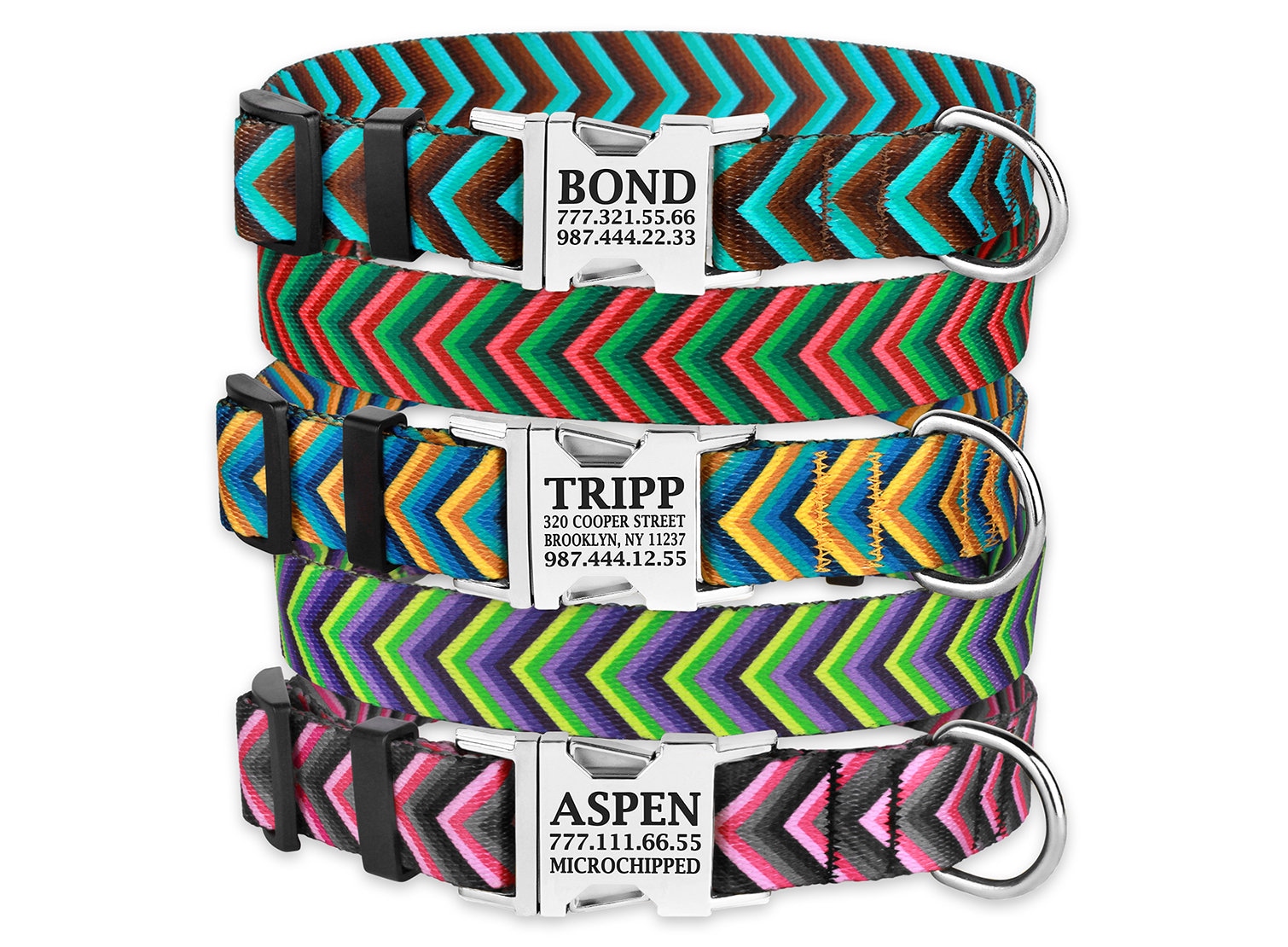 Dog Collar Dog ID Collar Custom Dog Collar Personalized Dog Etsy