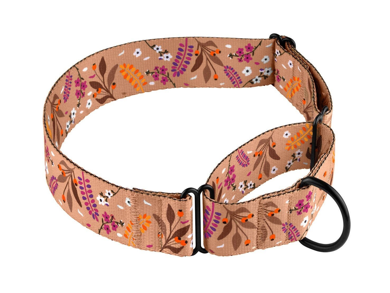 Martingale Collar Floral Martingale Dog Collar Wide Dog Etsy