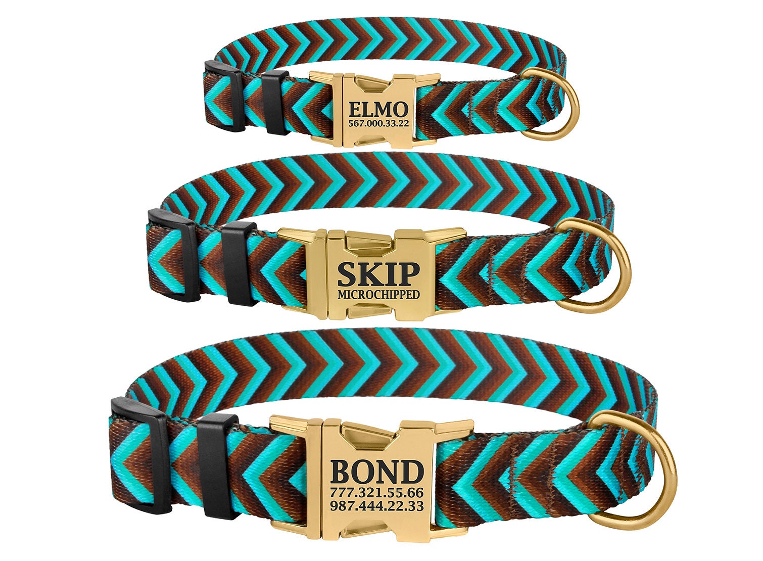 Dog Collar Dog ID Collar Custom Dog Collar Personalized Dog Etsy