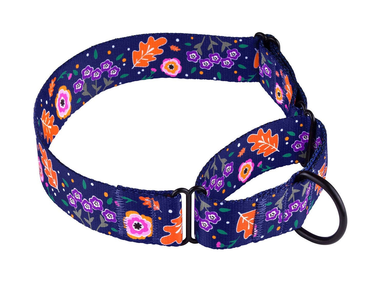 Martingale Collar Floral Martingale Dog Collar Wide Dog Etsy