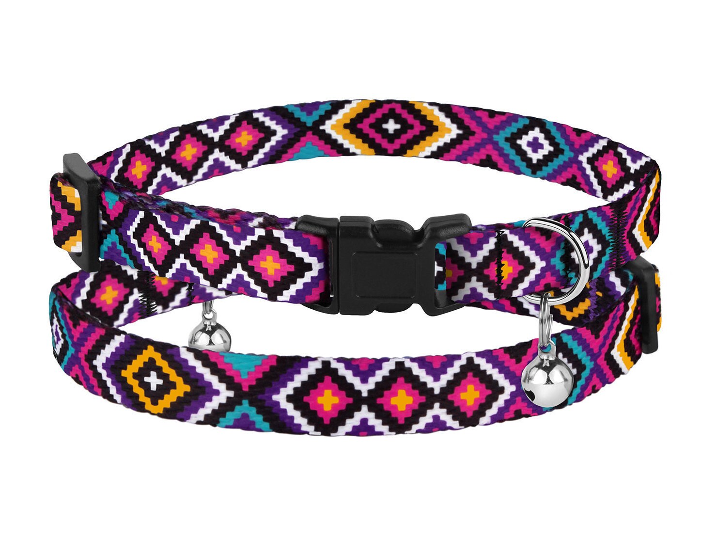 Designer Cat Collar Breakaway Cute Tribal Cat Bell Collar Etsy