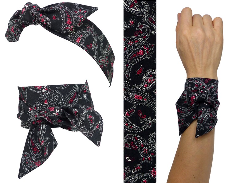 bandana als stirnband binden