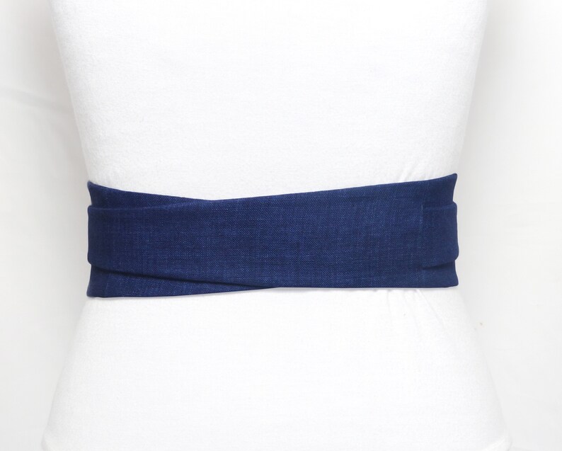 wide fabric belt