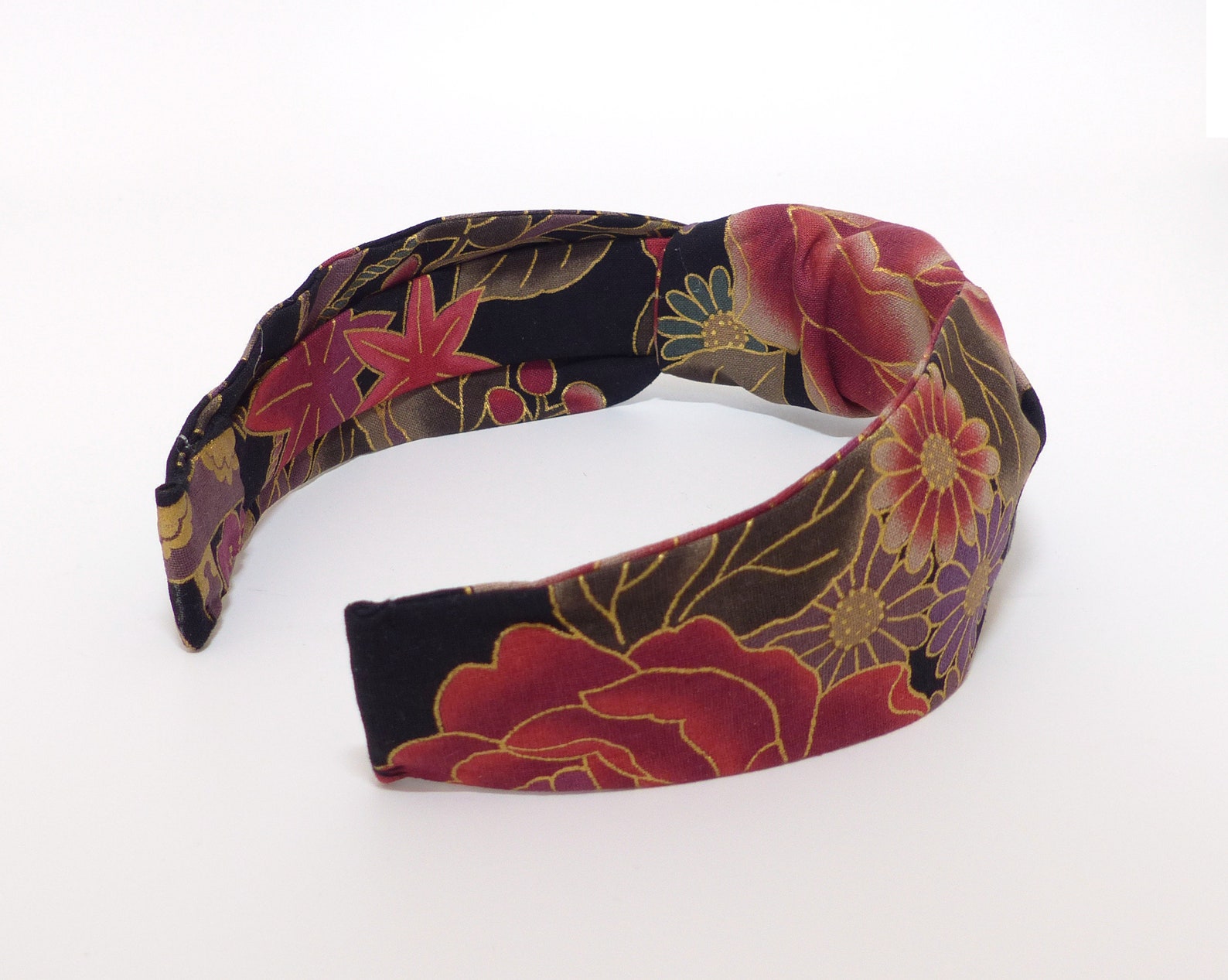 Knotted Headband Women's Hair Band Japanese Patterns Etsy
