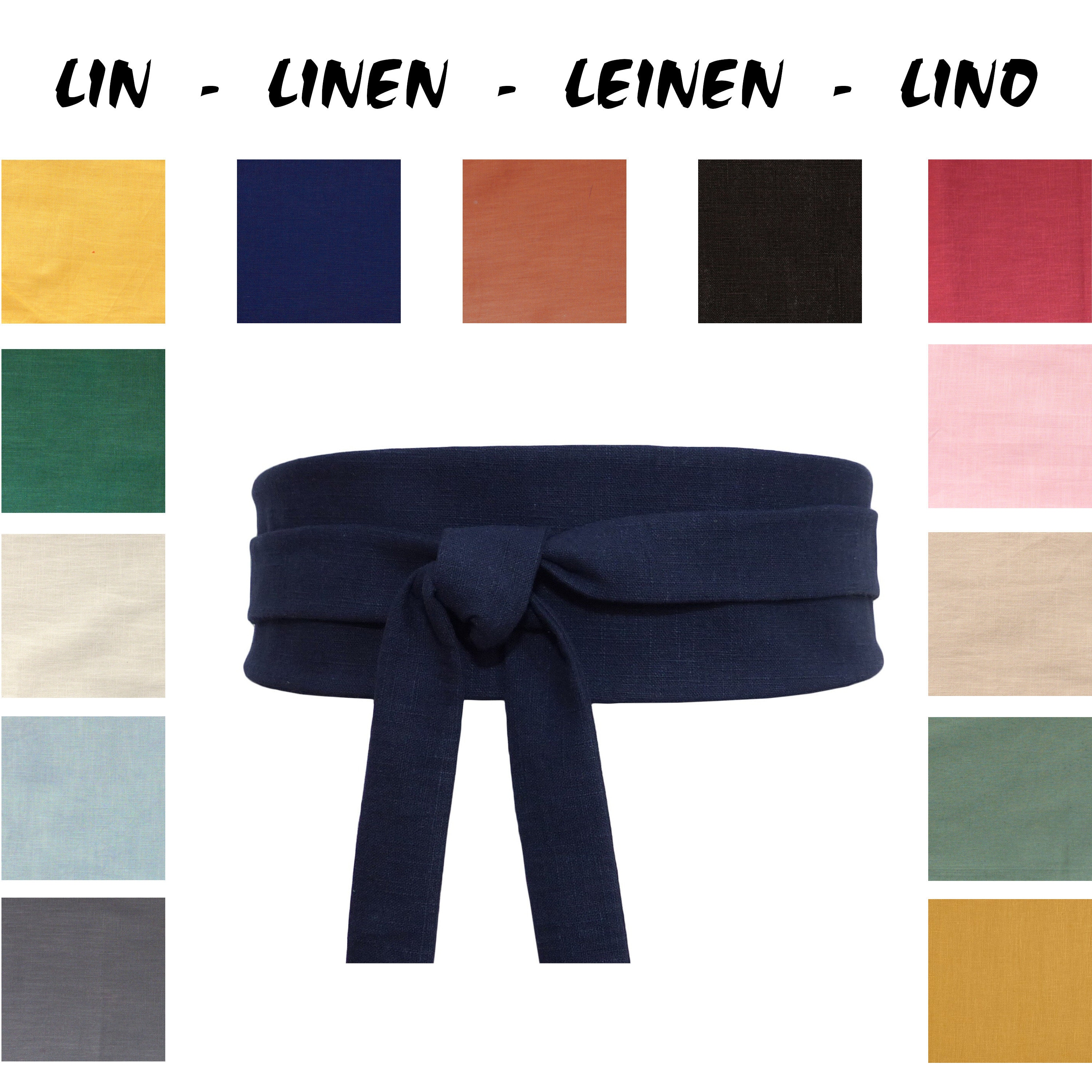 Top Quality LINEN Waist Belt Obi Belt Wide Wrap Belt Obi Sash Kimono Dress Skirt Jumpsuit for Men or Women Etsy