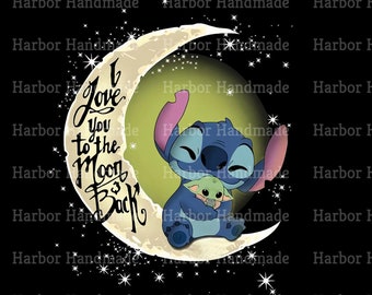 Stitch And Baby Yoda Etsy Stitch And Baby Yoda Etsy